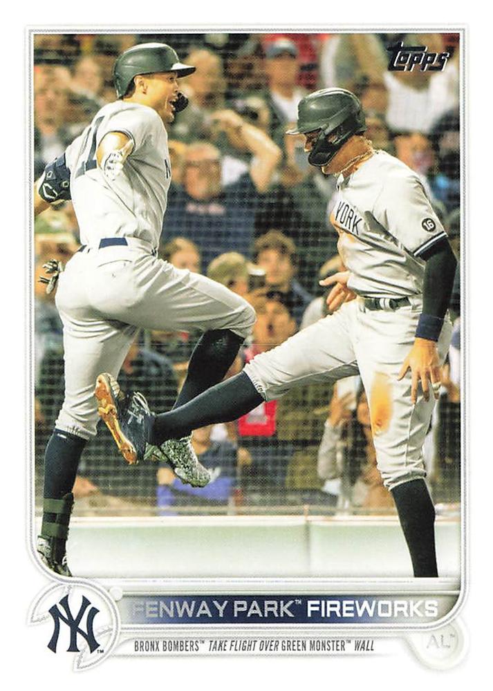 Fenway Park Fireworks #399 New York Yankees | 2022 Topps
