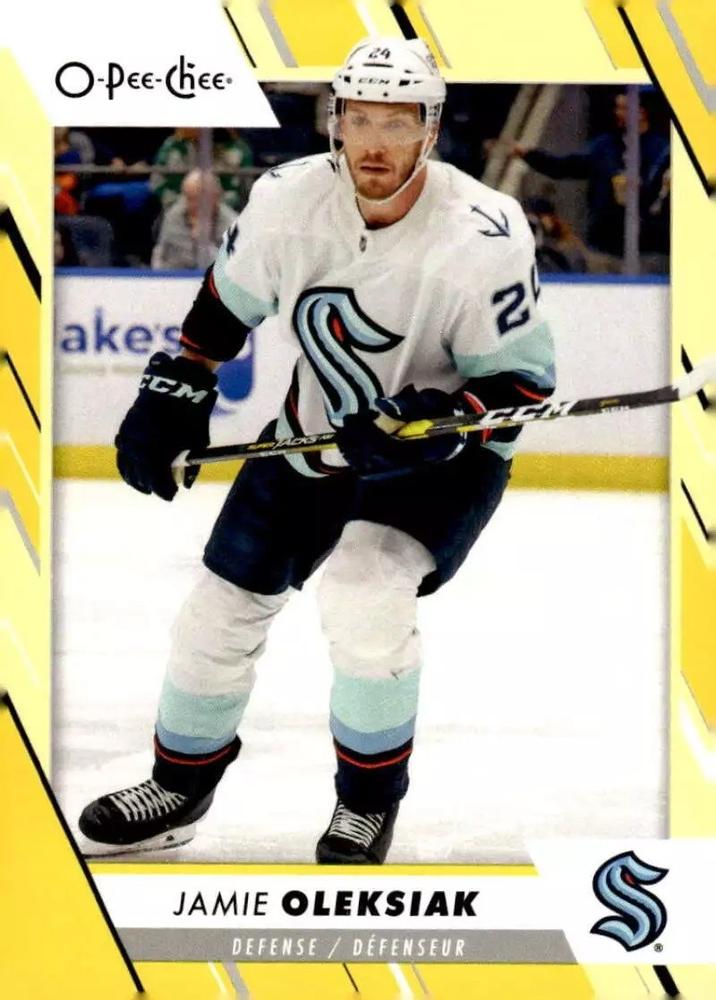 Jamie Oleksiak #399 Seattle Kraken | 2023-24 O-Pee-Chee Yellow Border