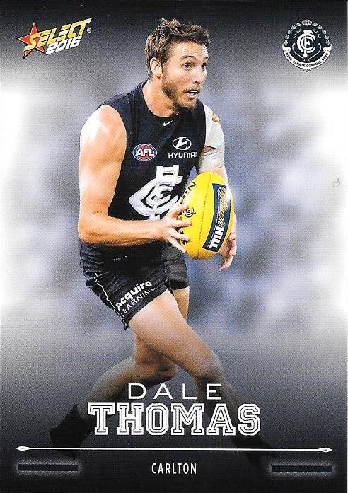 Dale Thomas #39 Carlton Blues | 2016 Select AFL Footy Stars