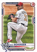Max Scherzer #39 Washington Nationals | 2021 Bowman