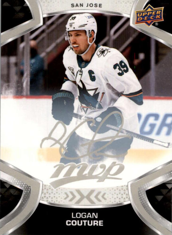 Logan Couture #39 San Jose Sharks | 2021-22 Upper Deck MVP Silver Script