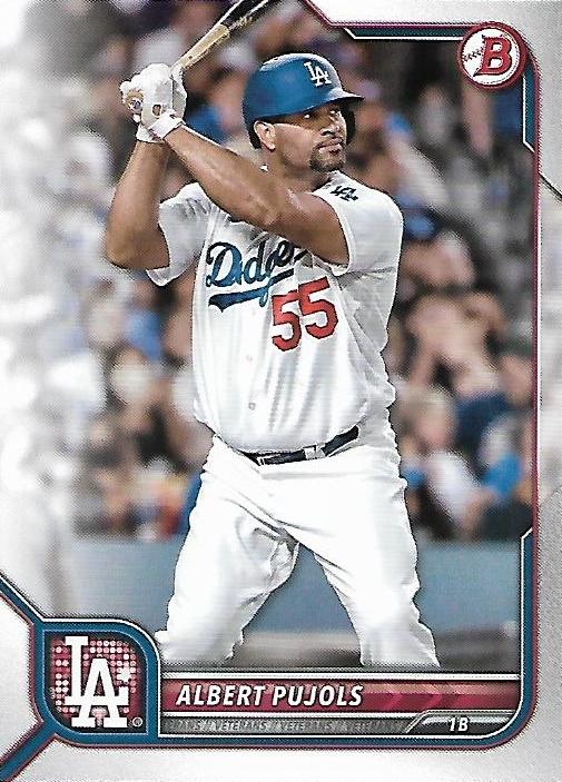 Albert Pujols #39 Los Angeles Dodgers | 2022 Bowman