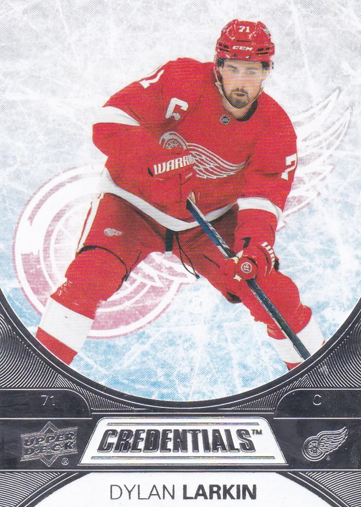Dylan Larkin #39 Detroit Red Wings | 2021-22 Upper Deck Credentials