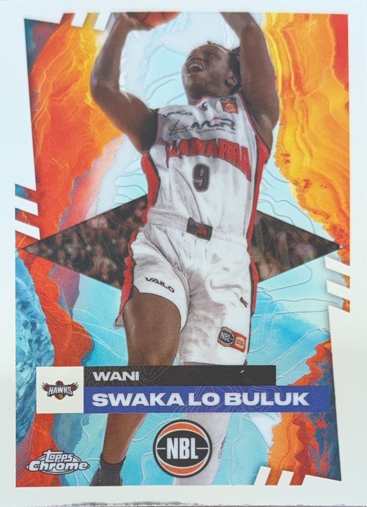 Wani Swaka lo Buluk #39 Illawarra Hawks | 2024-25 Topps Chrome NBL (front)