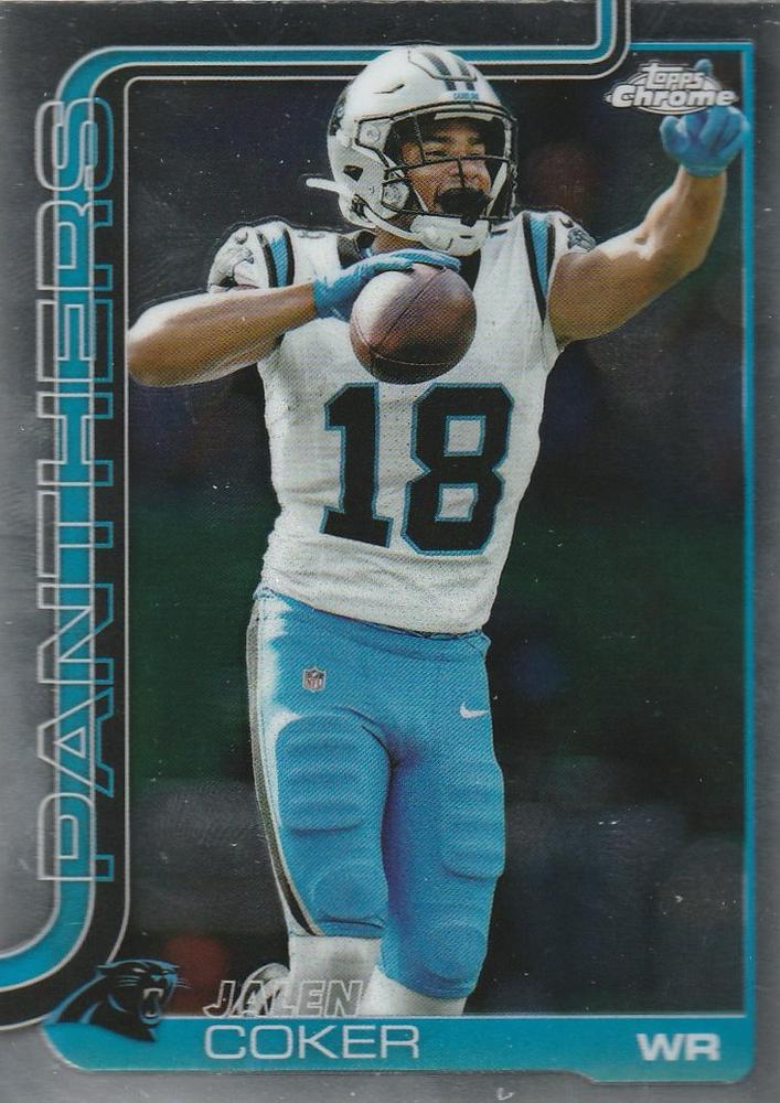 Jalen Coker #39 Carolina Panthers | 2025 Topps Chrome | NFL Football