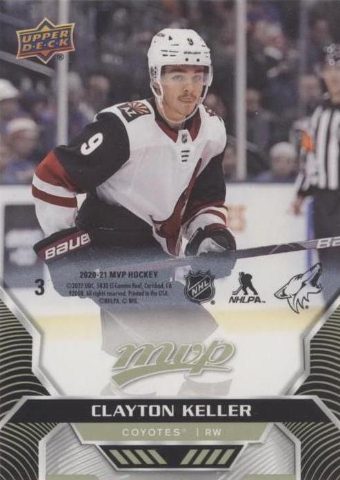 Clayton Keller #3 Arizona Coyotes | 2020-21 Upper Deck MVP Puzzle Backs