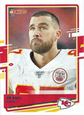 Travis Kelce #3 Kansas City Chiefs (White jersey, helmet off) | 2020 Panini Donruss | NFL Football