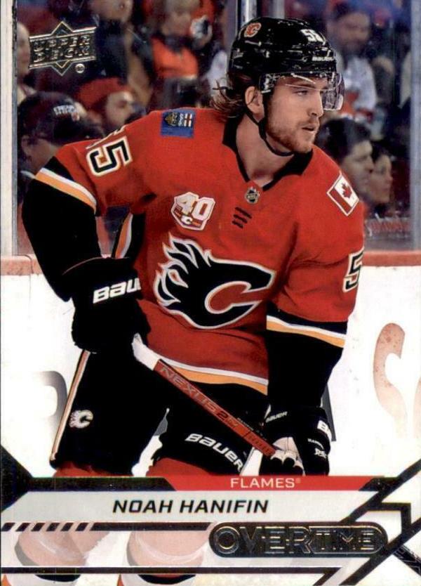 Noah Hanifin #3 Calgary Flames | 2020-21 Upper Deck Overtime