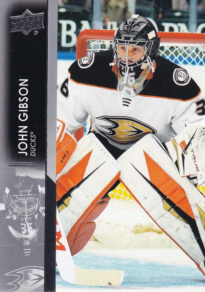 John Gibson #3 Anaheim Ducks | 2021-22 Upper Deck