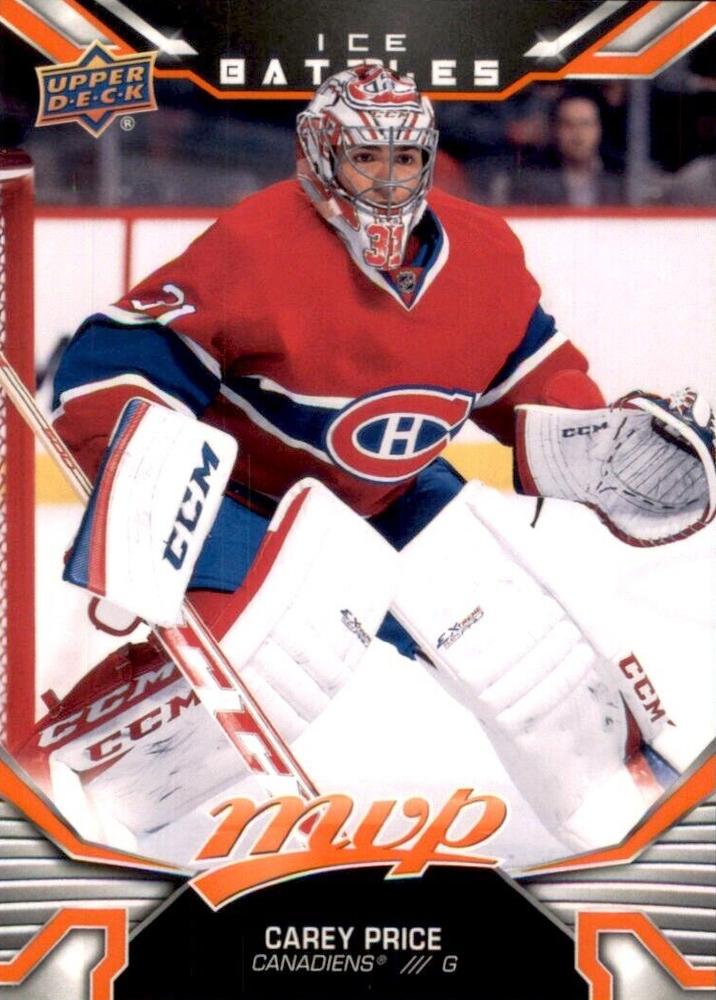 Carey Price #3 Montreal Canadiens | 2022-23 Upper Deck MVP Ice Battles