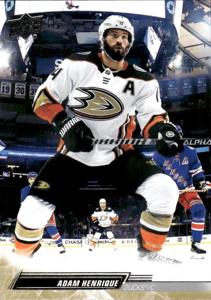 Adam Henrique #3 Anaheim Ducks | 2022-23 Upper Deck