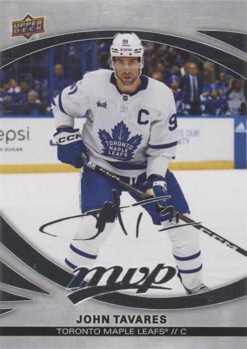 John Tavares #3 Toronto Maple Leafs | 2023-24 Upper Deck MVP Silver Script