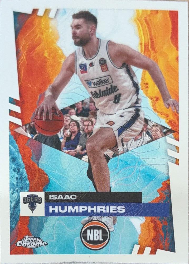 Isaac Humphries #3 Adelaide 36ers | 2024-25 Topps Chrome NBL (front)