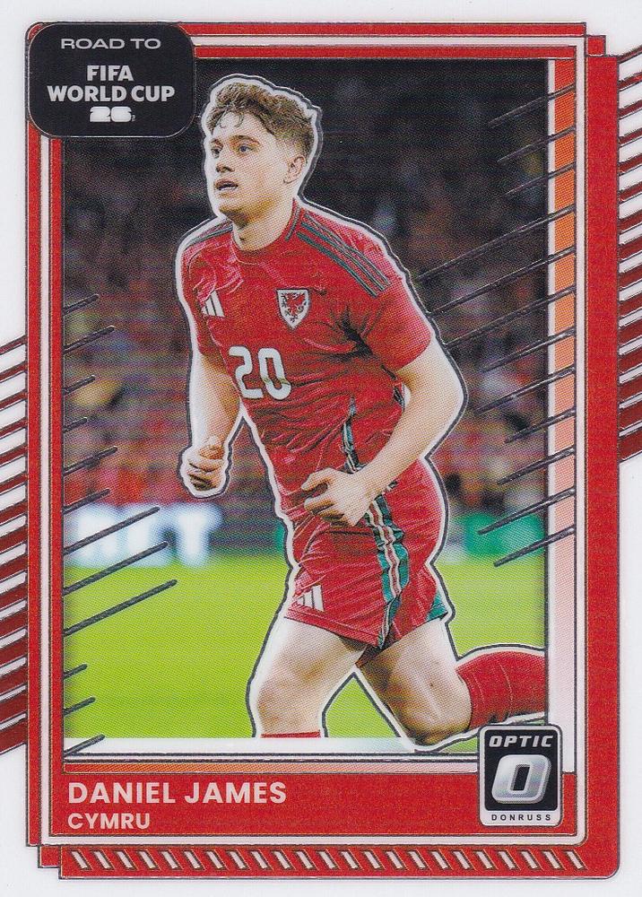 Daniel James #3 Wales | 2025-26 Donruss Road to FIFA World Cup Optic Parallel