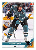 Joe Thornton #400 San Jose Sharks | 2019-20 Topps NHL Sticker Collection