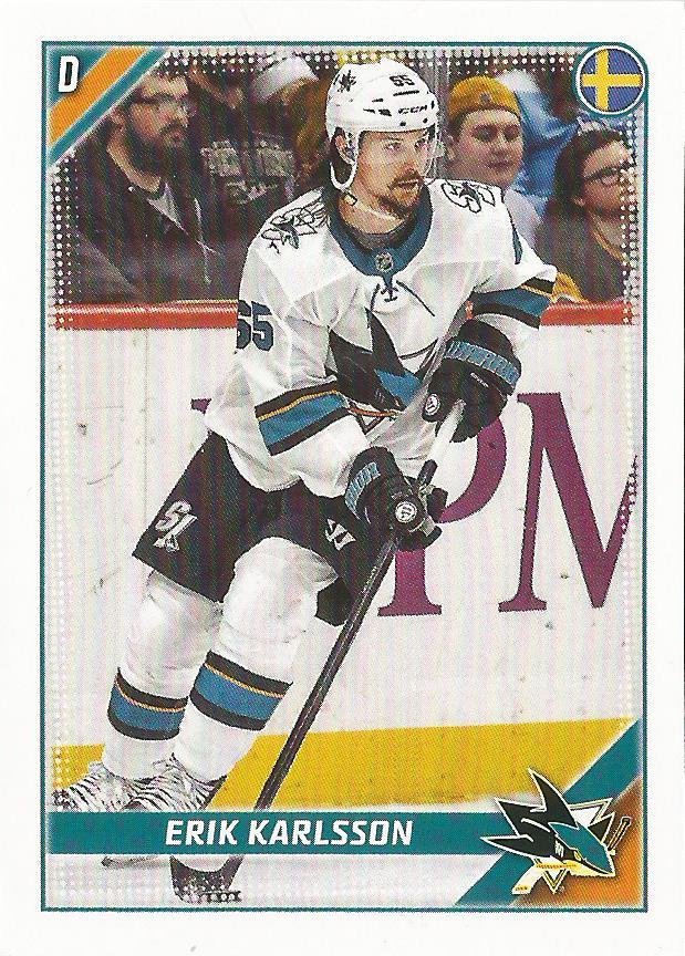 Erik Karlsson #401 San Jose Sharks | 2019-20 Topps NHL Sticker Collection