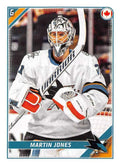 Martin Jones #402 San Jose Sharks | 2019-20 Topps NHL Sticker Collection