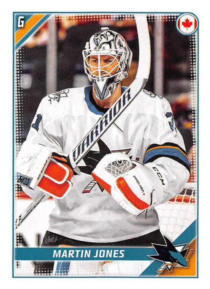 Martin Jones #402 San Jose Sharks | 2019-20 Topps NHL Sticker Collection