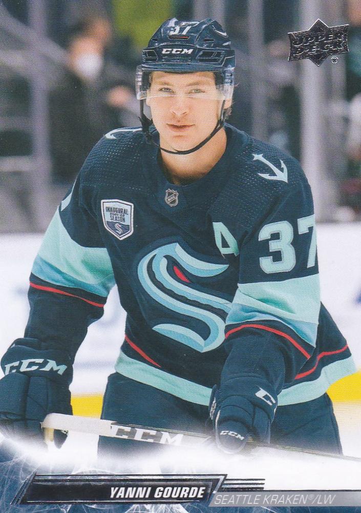 Yanni Gourde #402 Seattle Kraken | 2022-23 Upper Deck