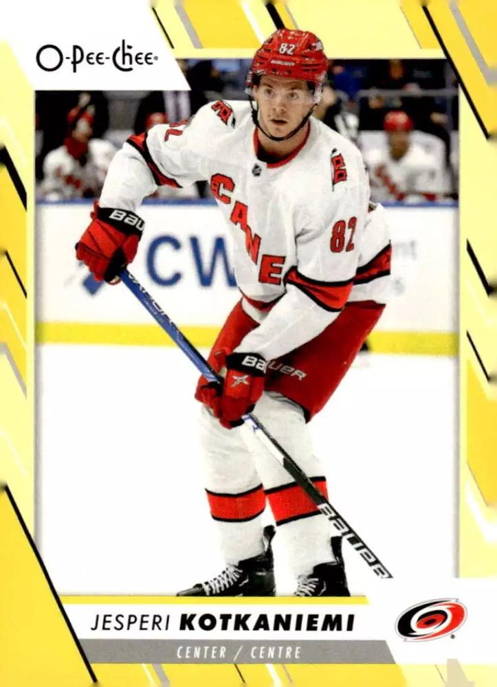 Jesperi Kotkaniemi #402 Carolina Hurricanes | 2023-24 O-Pee-Chee Yellow Border