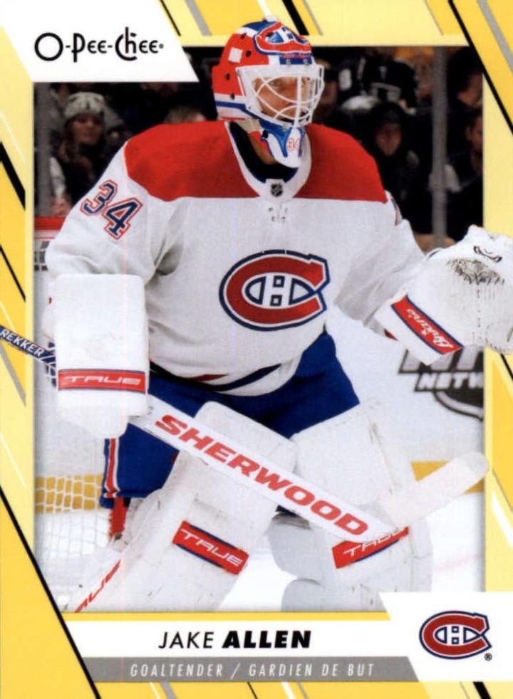 Jake Allen #405 Montreal Canadiens | 2023-24 O-Pee-Chee Yellow Border