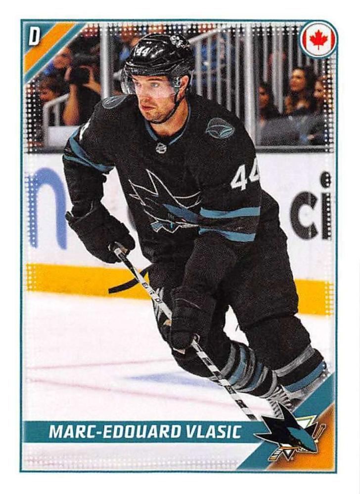 Marc-Edouard Vlasic #407 San Jose Sharks | 2019-20 Topps NHL Sticker Collection