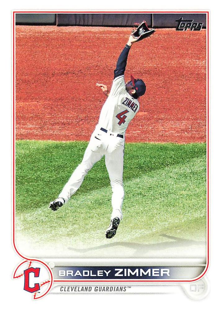 Bradley Zimmer #407 Cleveland Guardians | 2022 Topps