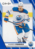 Warren Foegele #407 Edmonton Oilers | 2023-24 O-Pee-Chee Blue Border