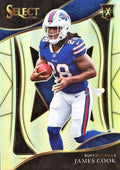 James Cook #408 Buffalo Bills | 2021 Panini Select |  | NFL Football