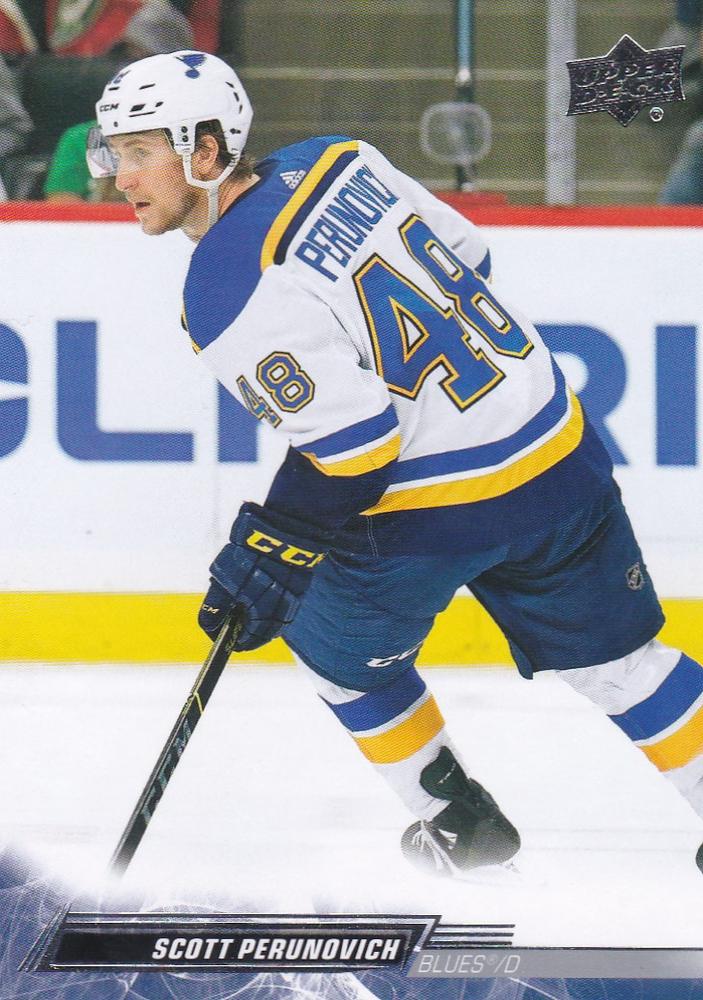 Scott Perunovich #408 St. Louis Blues | 2022-23 Upper Deck
