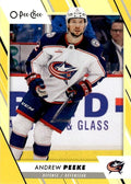 Andrew Peeke #409 Columbus Blue Jackets | 2023-24 O-Pee-Chee Yellow Border