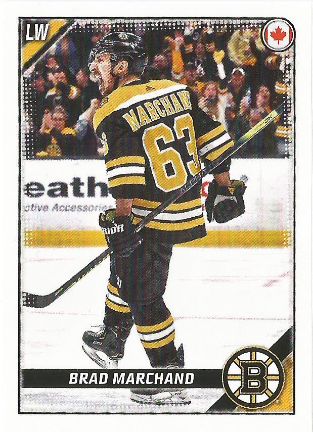 Brad Marchand #40 Boston Bruins | 2019-20 Topps NHL Sticker Collection