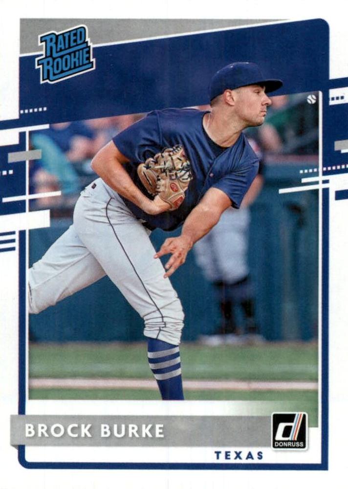 Brock Burke #40 Texas Rangers | 2020 Donruss