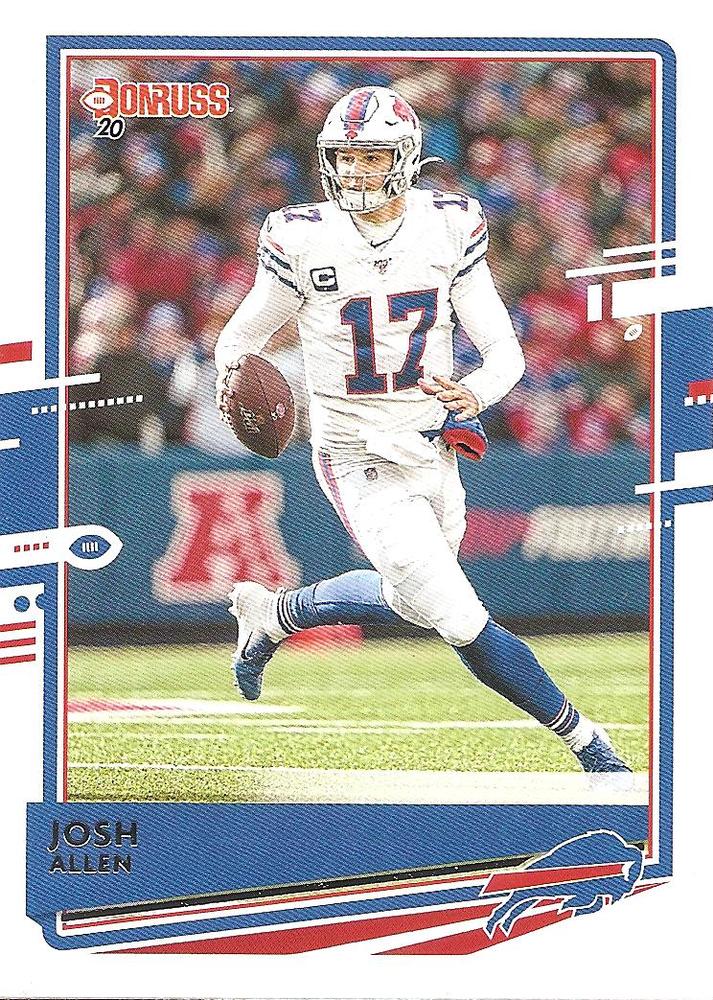 Josh Allen #40 Buffalo Bills (White jersey) | 2020 Panini Donruss | NFL Football