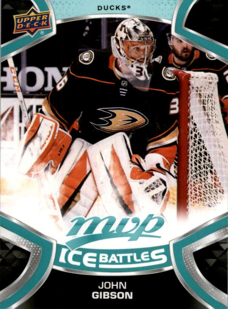 John Gibson #40 Anaheim Ducks | 2021-22 Upper Deck MVP Ice Battles