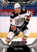 Troy Terry #40 Anaheim Ducks | 2022-23 Upper Deck MVP Silver Script