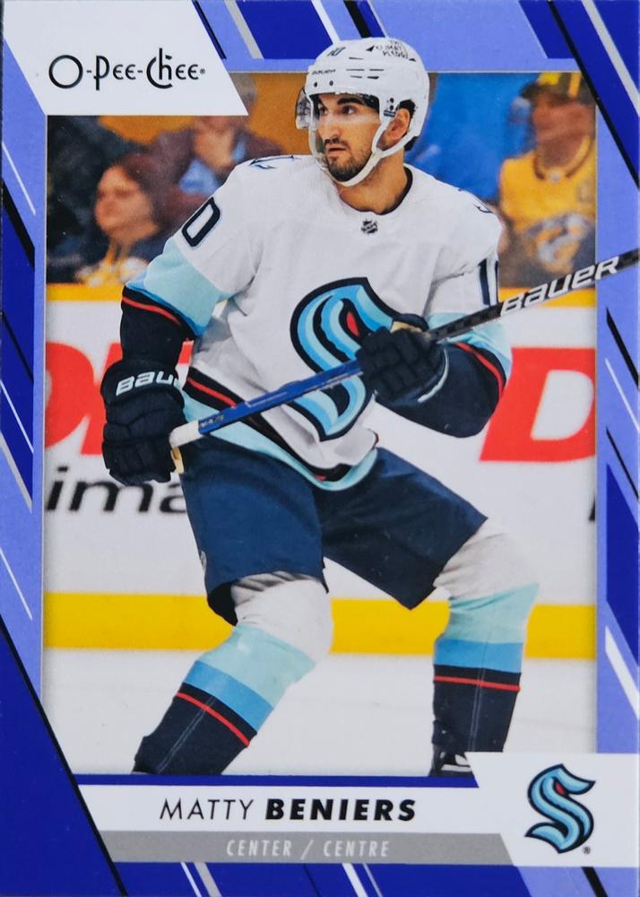 Matty Beniers #40 Seattle Kraken | 2023-24 O-Pee-Chee Blue Border