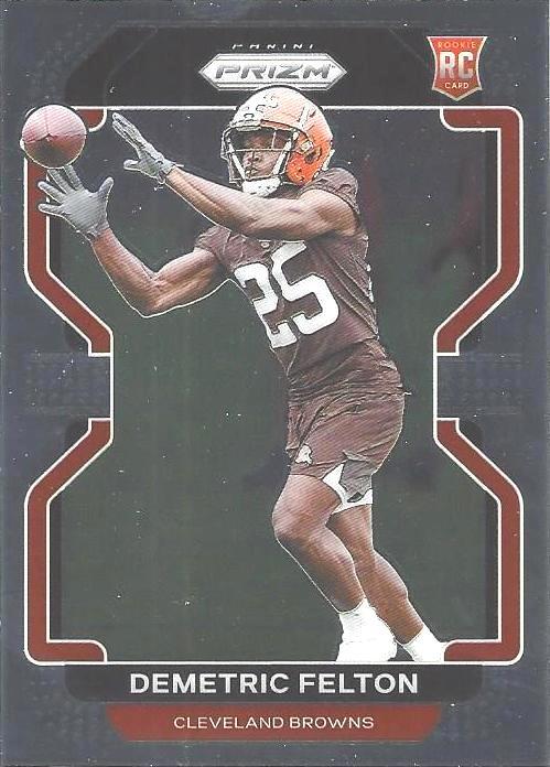Demetric Felton #411 Cleveland Browns | 2021 Panini Prizm | NFL Football