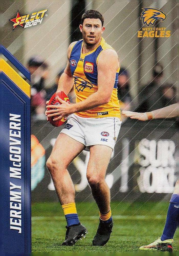 Jeremy McGovern #167 West Coast Eagles | 2024 Select AFL Footy Stars