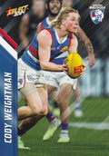 Cody Weightman #180 Western Bulldogs | 2024 Select AFL Footy Stars