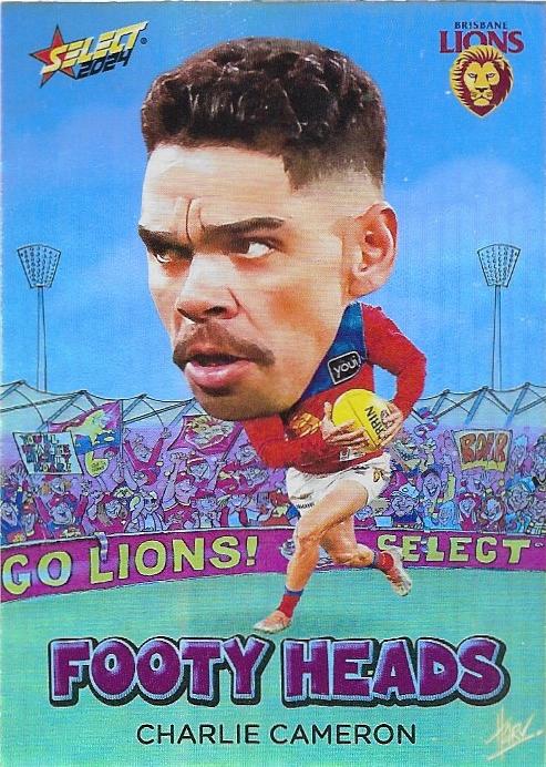 Charlie Cameron #FH7 Brisbane Lions | Footy Heads 2024 Select AFL Footy Stars