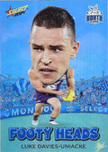 Luke Davies-Uniacke #FH56 North Melbourne Kangaroos | Footy Heads 2024 Select AFL Footy Stars