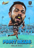 Willie Rioli #FH64 Port Adelaide Power | Footy Heads 2024 Select AFL Footy Stars