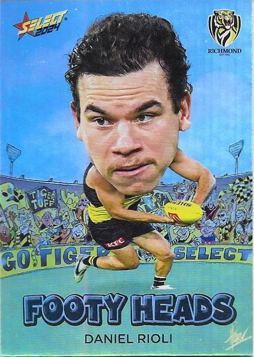 Daniel Rioli #FH69 Richmond Tigers | Footy Heads 2024 Select AFL Footy Stars