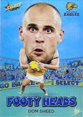 Dom Sheed #FH85 West Coast Eagles | Footy Heads 2024 Select AFL Footy Stars