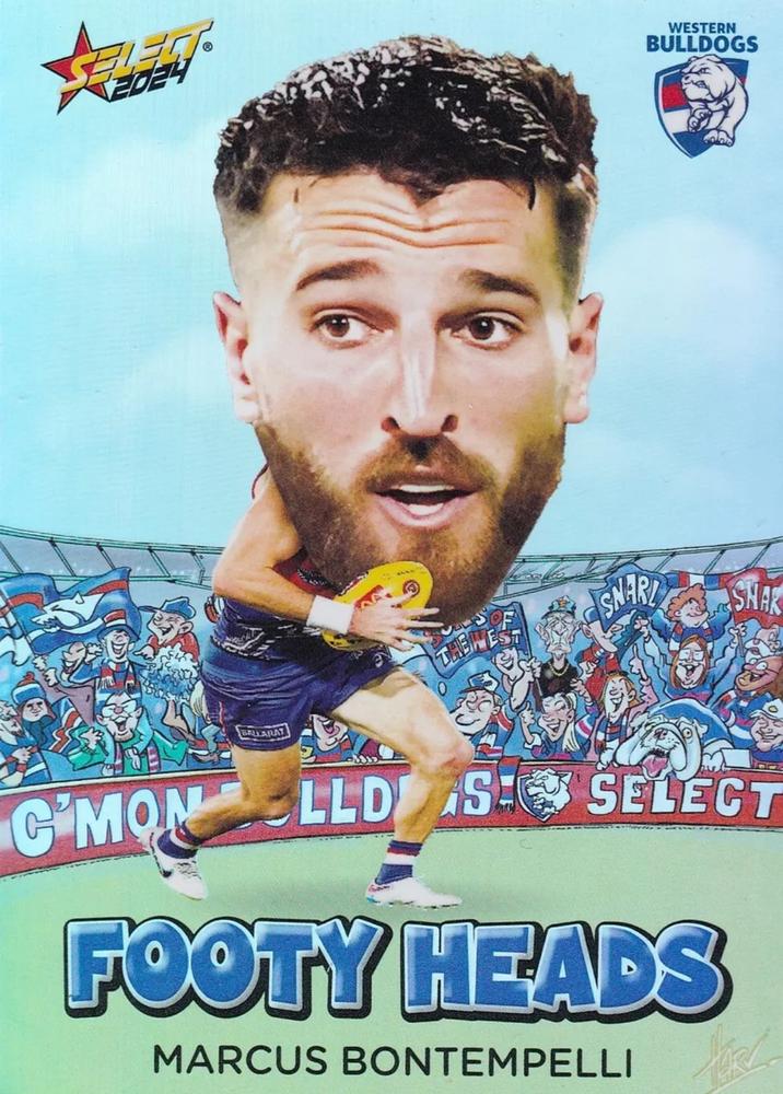 Marcus Bontempelli #FH86 Western Bulldogs | Footy Heads 2024 Select AFL Footy Stars