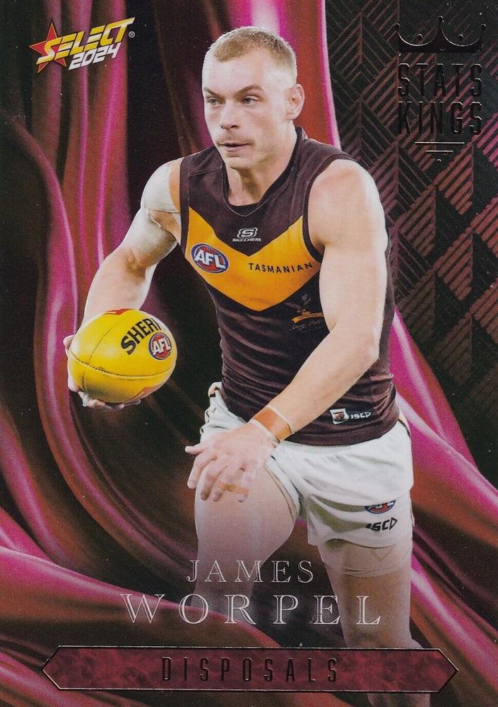 James Worpel #SK46 Hawthorn Hawks | Stats Kings 2024 Select AFL Footy Stars