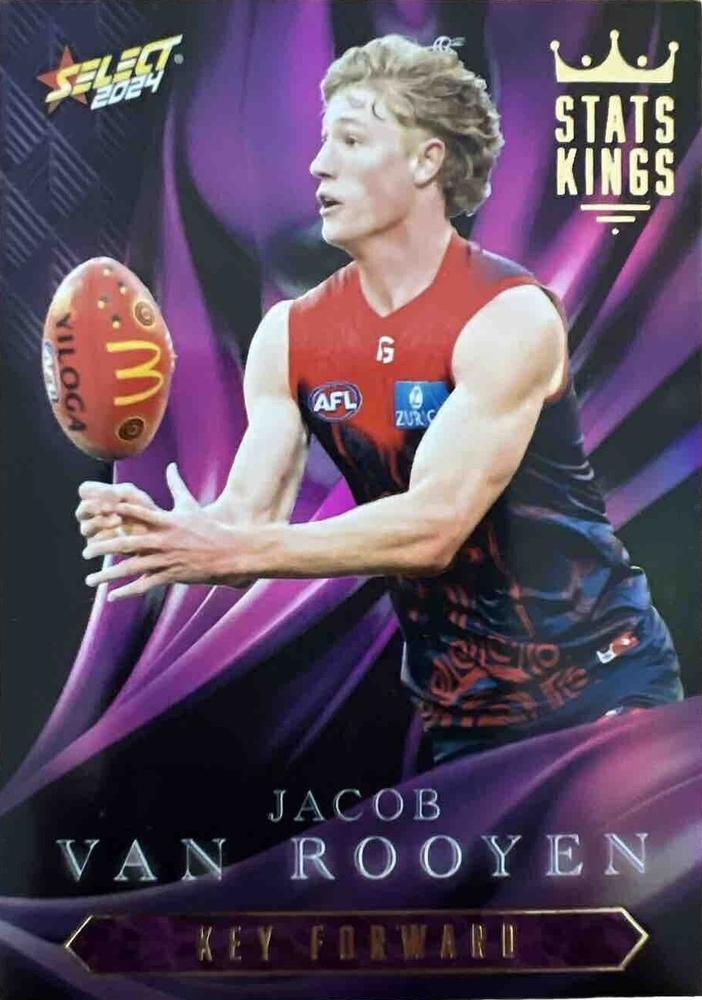 Jacob Van Rooyen #SK53 Melbourne Demons | Stats Kings 2024 Select AFL Footy Stars