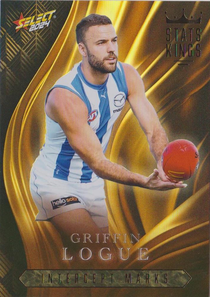 Griffin Logue #SK57 North Melbourne Kangaroos | Stats Kings 2024 Select AFL Footy Stars