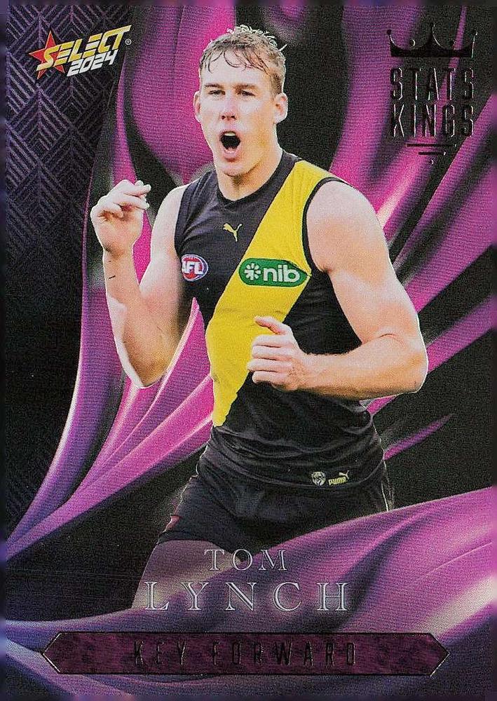 Tom Lynch #SK68 Richmond Tigers | Stats Kings 2024 Select AFL Footy Stars